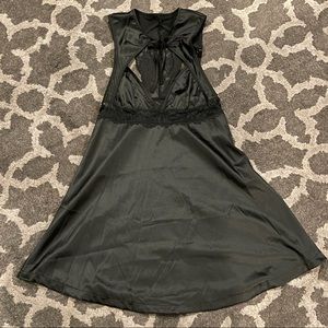 Black Lace Baby Doll Dress